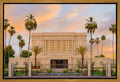Mesa Palm Trees Gallery Wrap