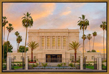 Mesa Palm Trees Gallery Wrap