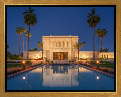 Mesa Night Reflections Gallery Wrap