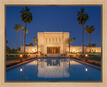 Mesa Night Reflections Gallery Wrap
