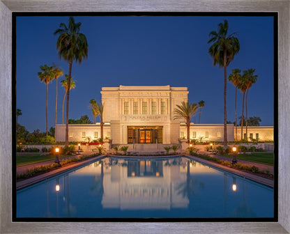 Mesa Night Reflections Gallery Wrap