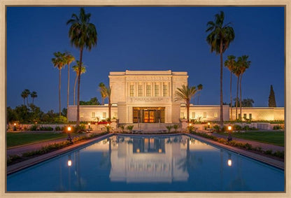 Mesa Night Reflections Gallery Wrap