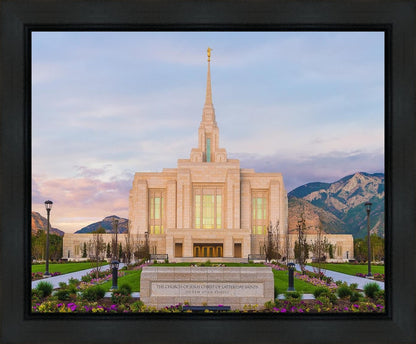 Ogden Temple 08 Gallery Wrap