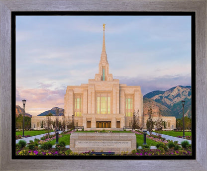 Ogden Temple 08 Gallery Wrap