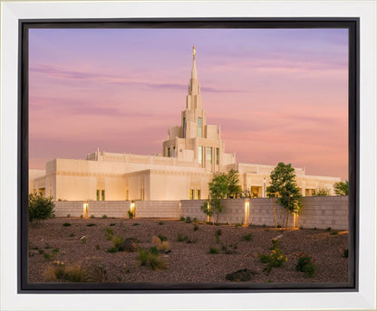 Phoenix Temple Dusk Gallery Wrap