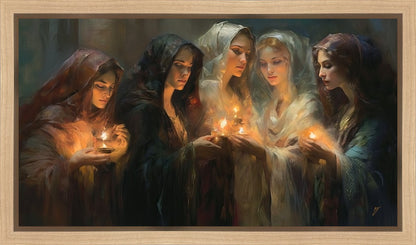 The Five Wise Virgins Gallery Wrap