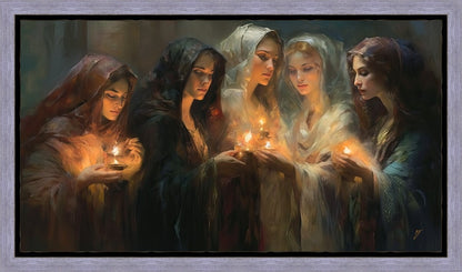 The Five Wise Virgins Gallery Wrap