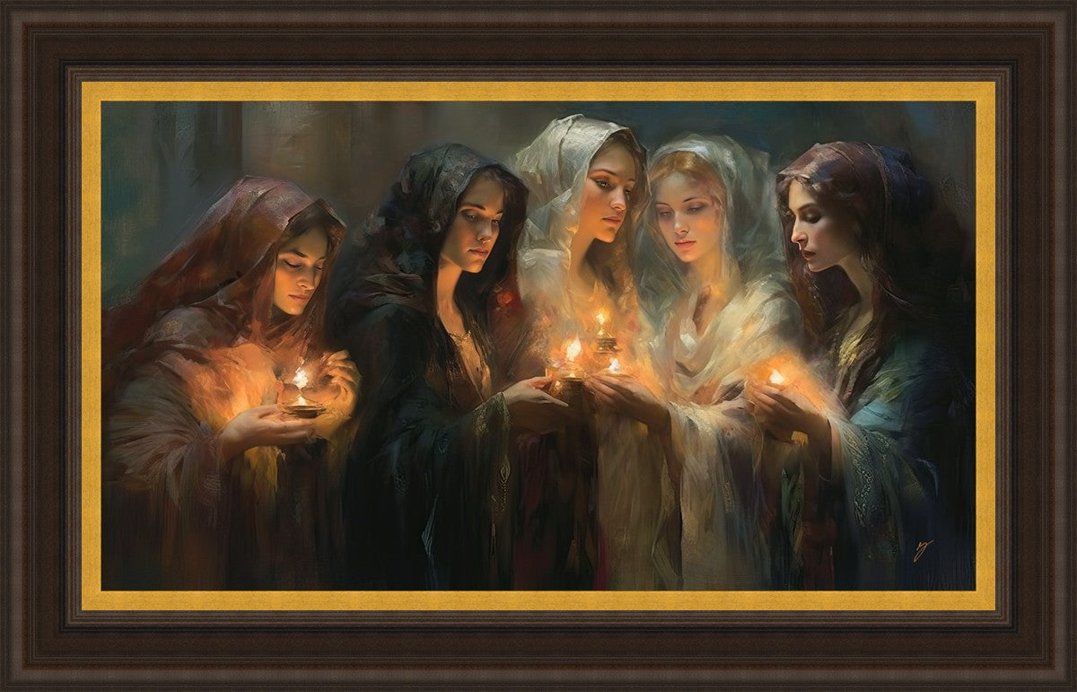 The Five Wise Virgins Large Wall Art