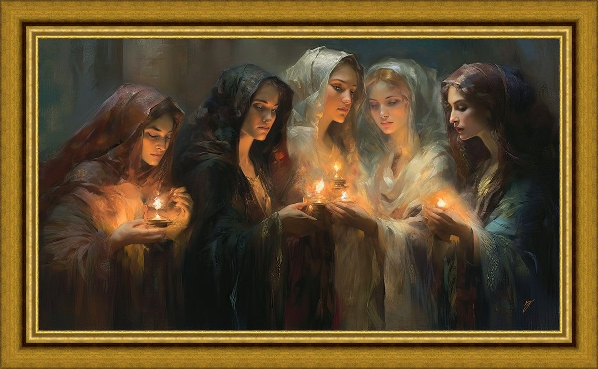 The Five Wise Virgins Large Wall Art