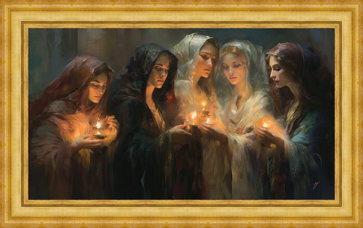 The Five Wise Virgins Large Wall Art