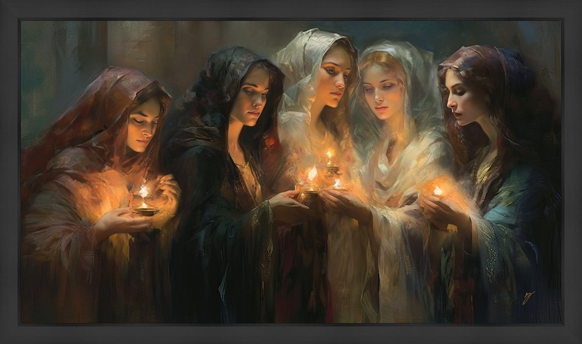 The Five Wise Virgins Large Wall Art