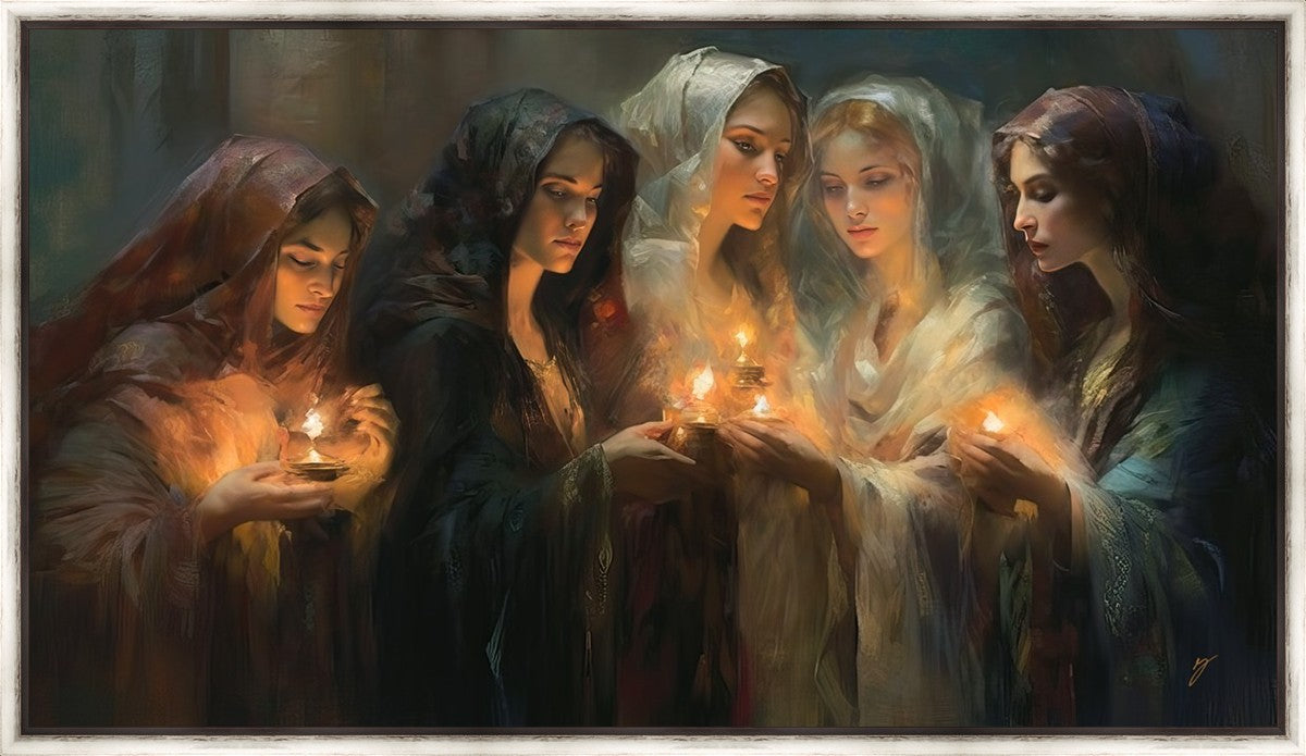 The Five Wise Virgins Large Wall Art