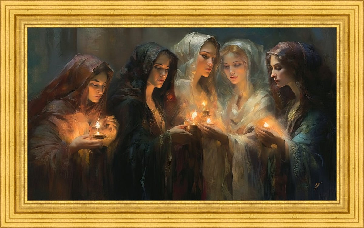 The Five Wise Virgins Large Wall Art