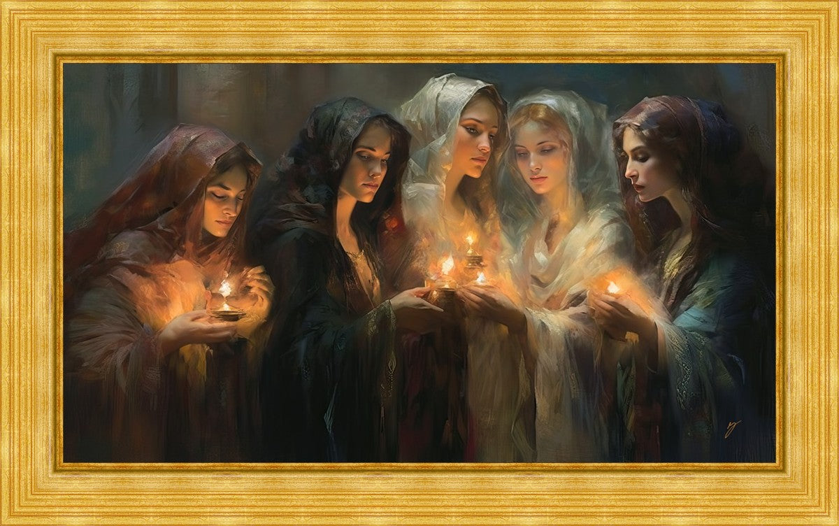 The Five Wise Virgins Large Wall Art