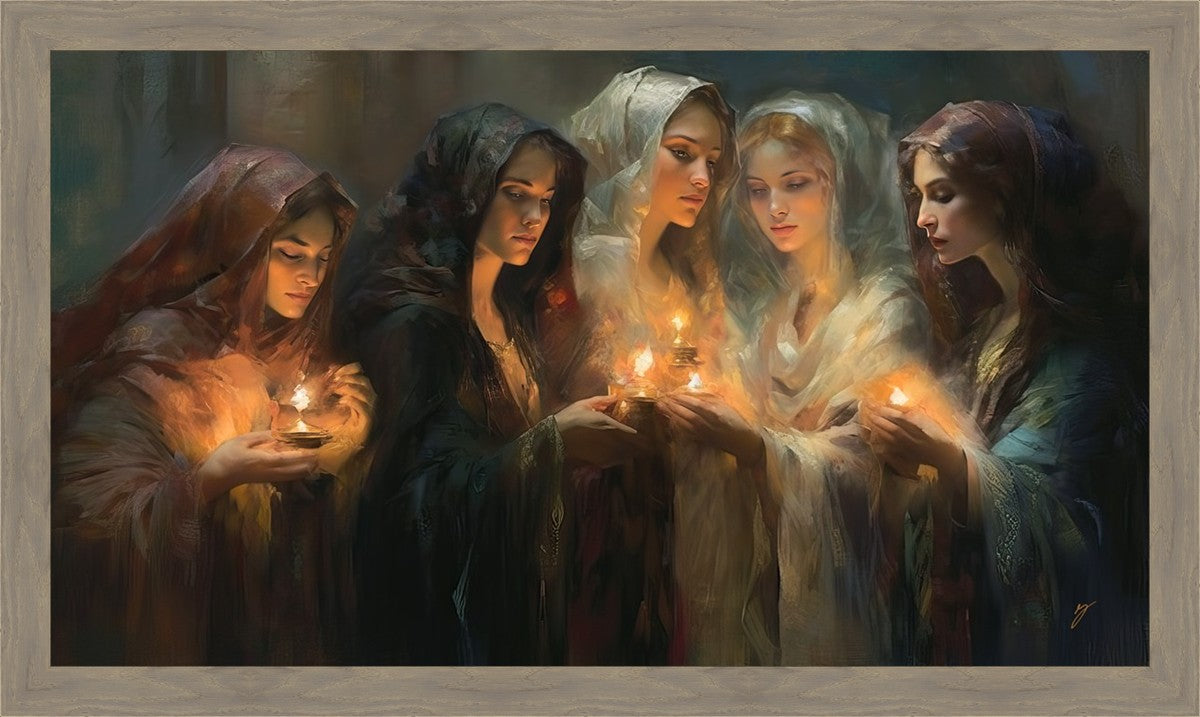 The Five Wise Virgins Large Wall Art