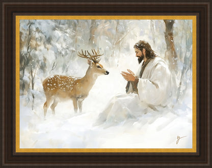 Winter Friend Large Wall Art
