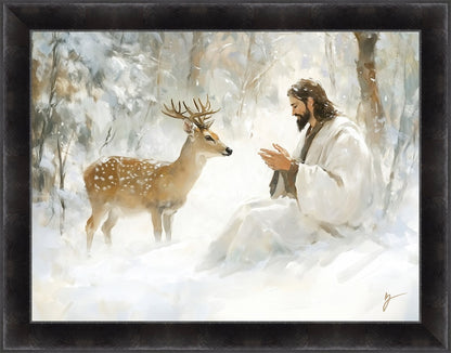 Winter Friend Large Wall Art