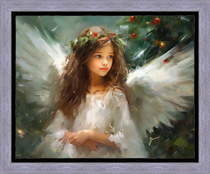 Delicate Christmas Angel Gallery Wrap