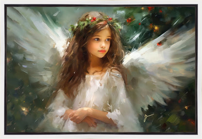 Delicate Christmas Angel Gallery Wrap