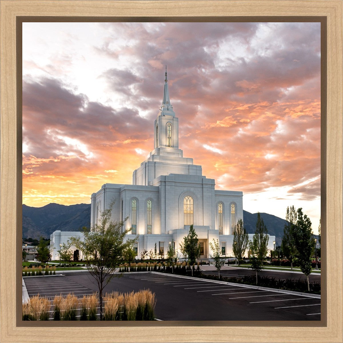 Orem Utah Fiery Sky Sunrise