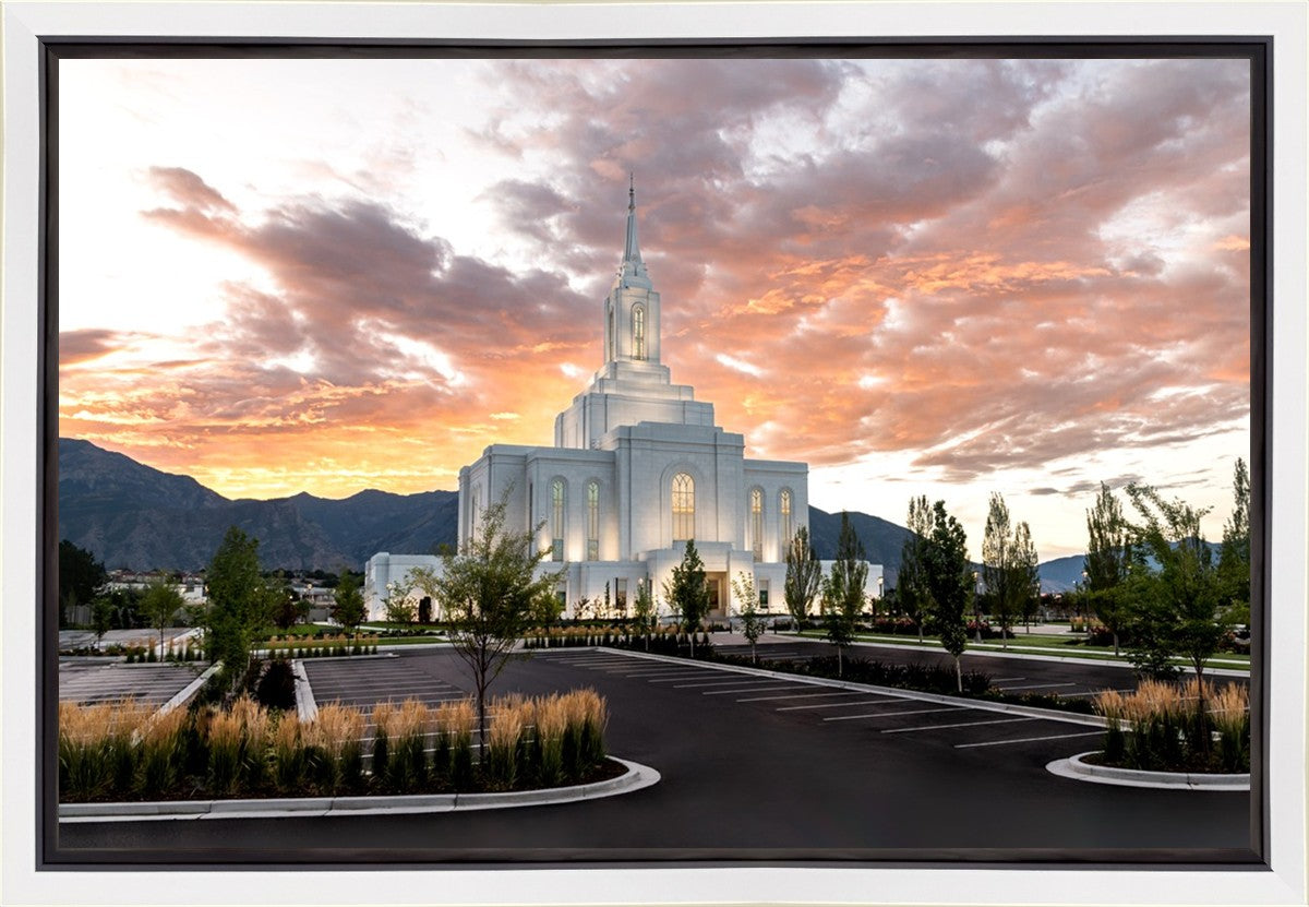 Orem Utah Fiery Sky Sunrise