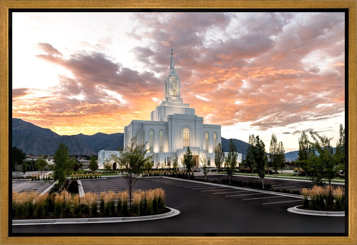 Orem Utah Fiery Sky Sunrise