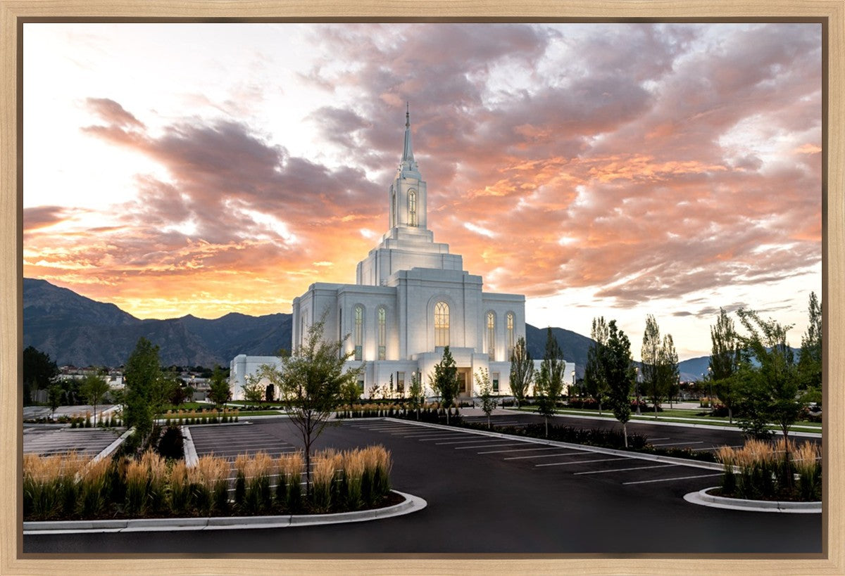 Orem Utah Fiery Sky Sunrise