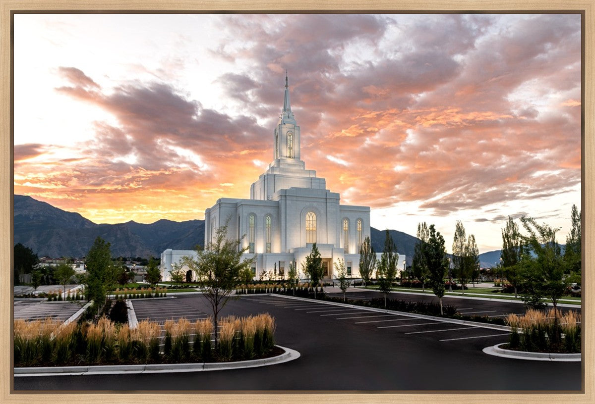 Orem Utah Fiery Sky Sunrise