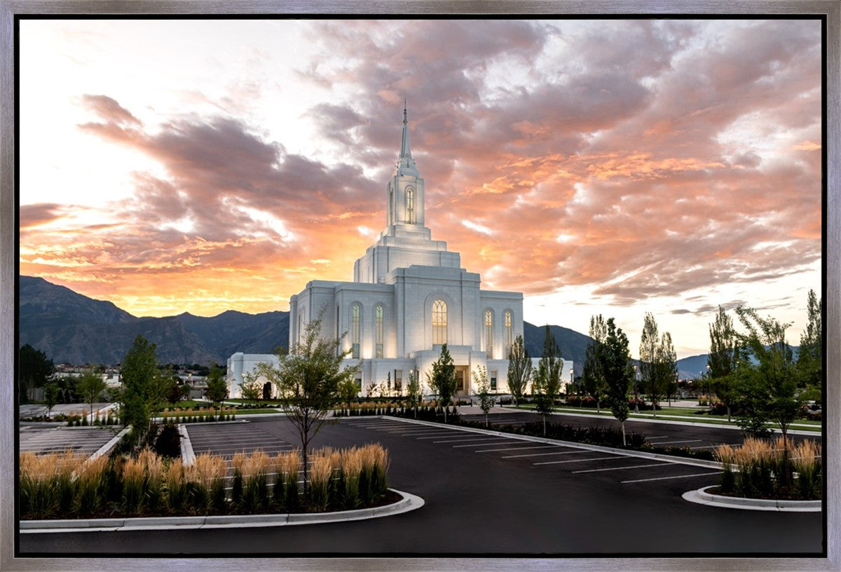 Orem Utah Fiery Sky Sunrise