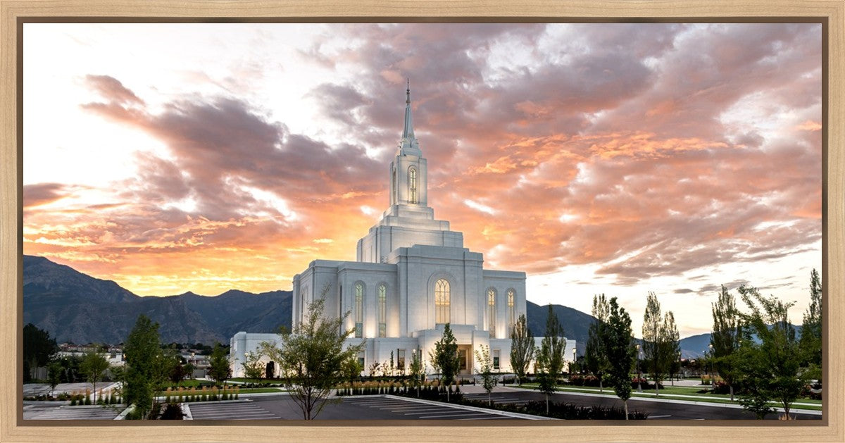 Orem Utah Fiery Sky Sunrise