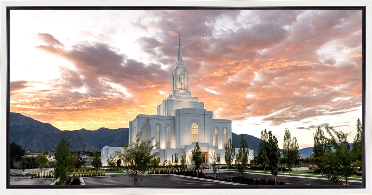 Orem Utah Fiery Sky Sunrise