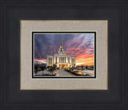 Saratoga Springs Utah Colorful Sunrise