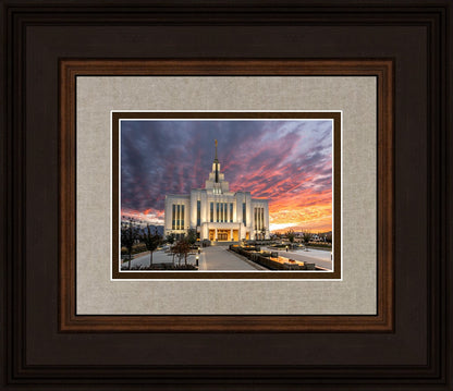 Saratoga Springs Utah Colorful Sunrise