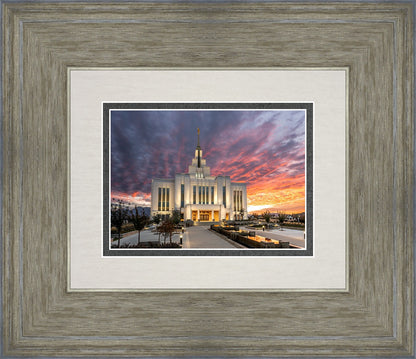 Saratoga Springs Utah Colorful Sunrise