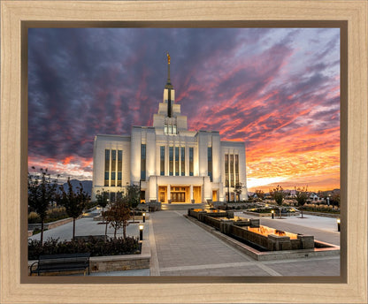 Saratoga Springs Utah Colorful Sunrise