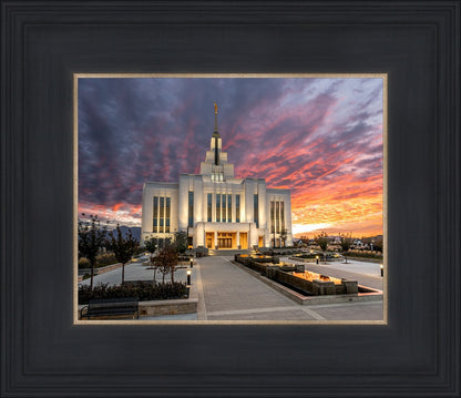 Saratoga Springs Utah Colorful Sunrise