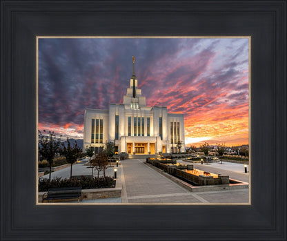 Saratoga Springs Utah Colorful Sunrise