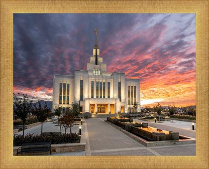 Saratoga Springs Utah Colorful Sunrise