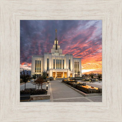 Saratoga Springs Utah Colorful Sunrise