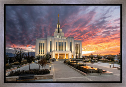 Saratoga Springs Utah Colorful Sunrise