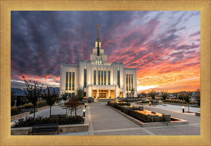 Saratoga Springs Utah Colorful Sunrise