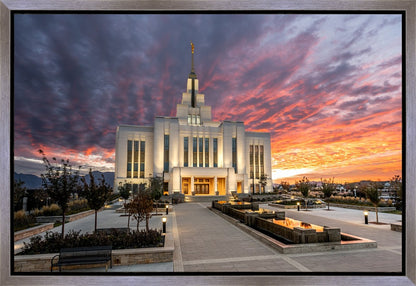 Saratoga Springs Utah Colorful Sunrise