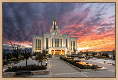 Saratoga Springs Utah Colorful Sunrise