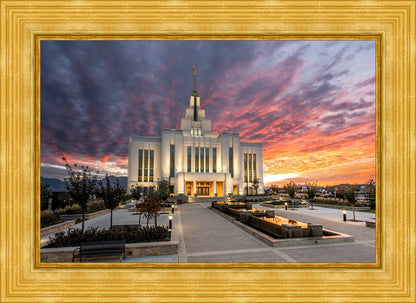 Saratoga Springs Utah Colorful Sunrise