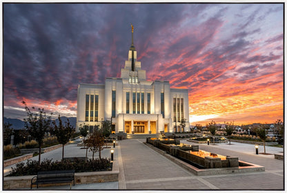 Saratoga Springs Utah Colorful Sunrise