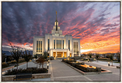 Saratoga Springs Utah Colorful Sunrise