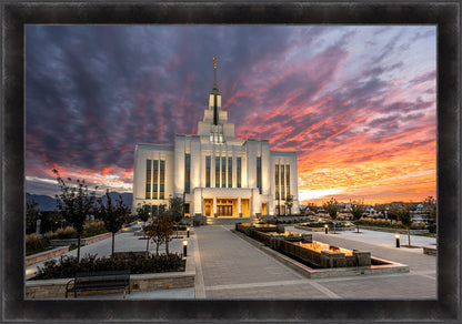 Saratoga Springs Utah Colorful Sunrise