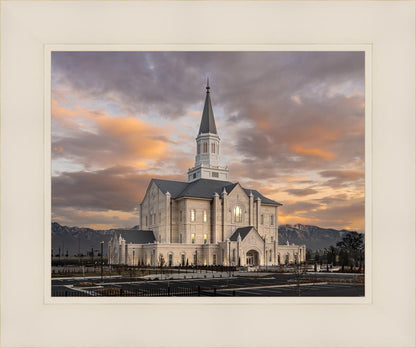 Taylorsville Utah Warm Evening Glow