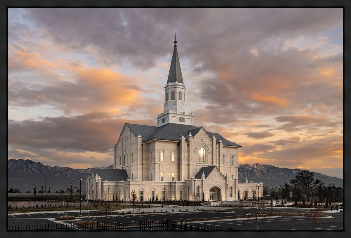 Taylorsville Utah Warm Evening Glow