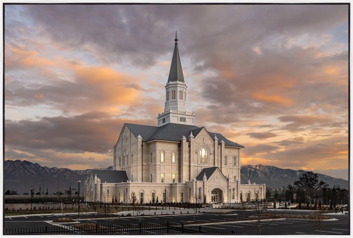 Taylorsville Utah Warm Evening Glow